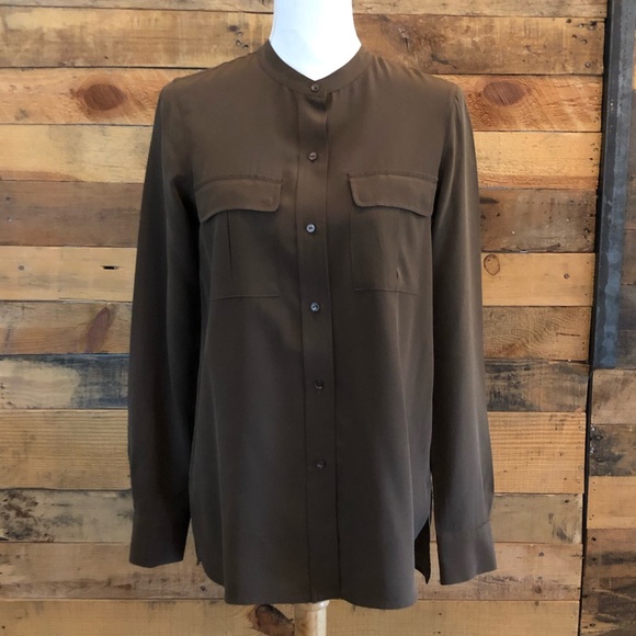 Vince Tops - Vince Roy Silk Button Down Top - sz 4